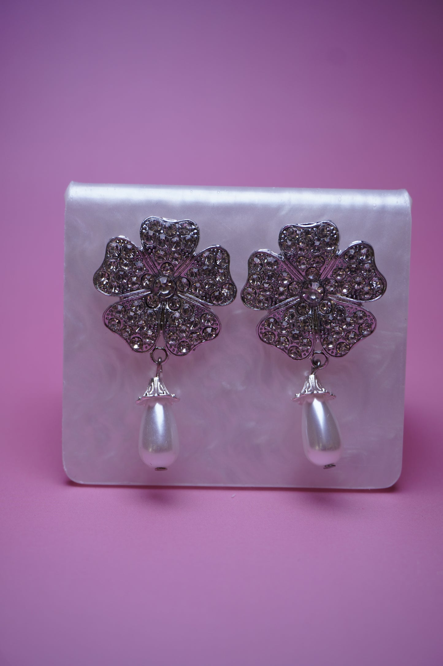 Flower vintage earrings